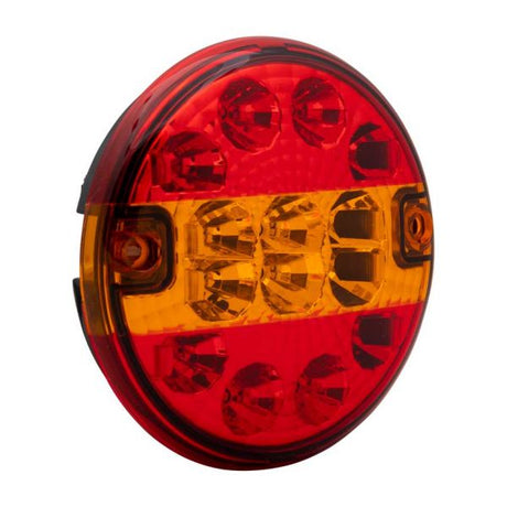 Lampa tylna podwozia przyczepy 140 mm. dioda płaska