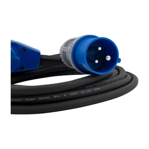 Kabel przedłużacz CEE 5 m. Z Duostekkerem