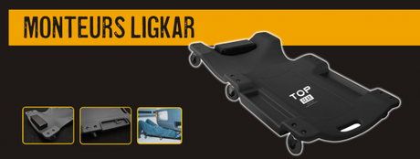 Wózek leżący dla mechaników Topgear