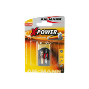 Bateria alkaliczna X-power 9 V.
