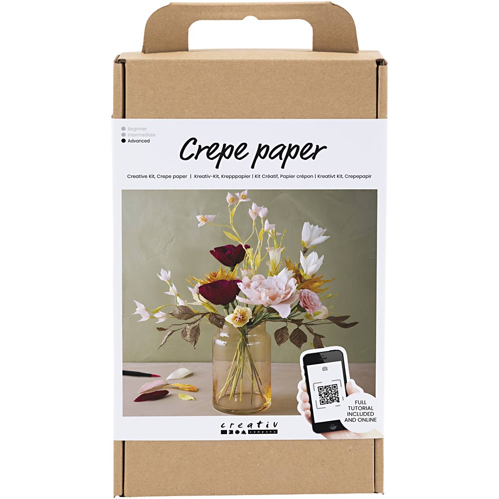 Firma Creativ Hobbyset Crepe Paper Flowers Bukiet