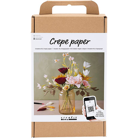 Firma Creativ Hobbyset Crepe Paper Flowers Bukiet