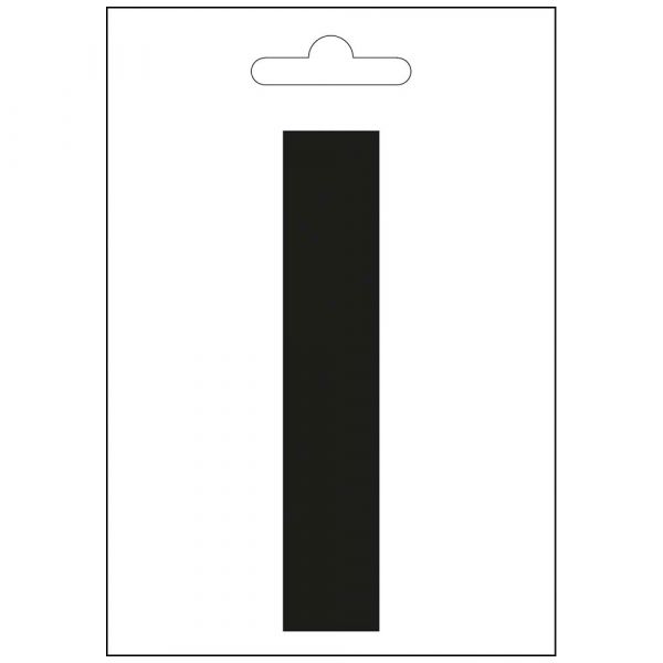 Litera żeglarska i czarna 100 mm.