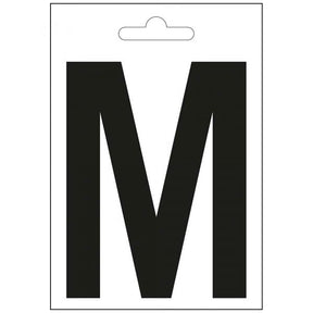 Litera morska m czarna 100 mm.