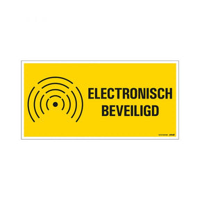 Tablica elektronicznie zabezpieczona - 150x300 mm.