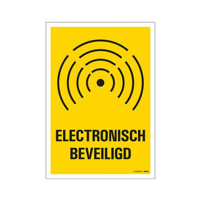 Tablica elektronicznie zabezpieczona - 230x330 mm.