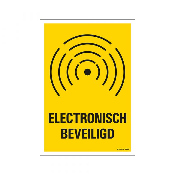 Tablica elektronicznie zabezpieczona - 230x330 mm.