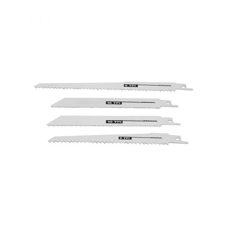 Zestaw pił szablastych do drewna, metalu, 4 szt.