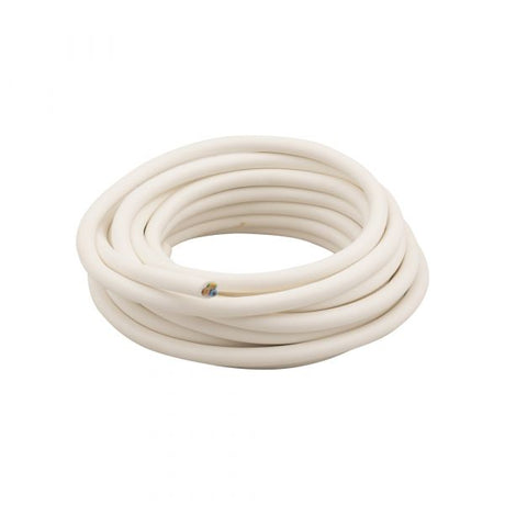 Kabel domowy 3x1,0 biały 5 metrów.