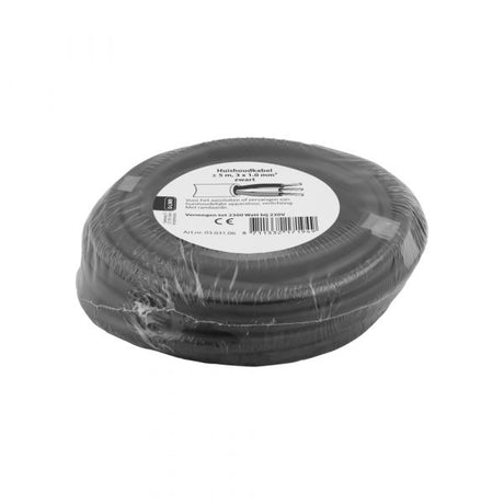 Kabel domowy 3x1,0 czarny 5 metrów