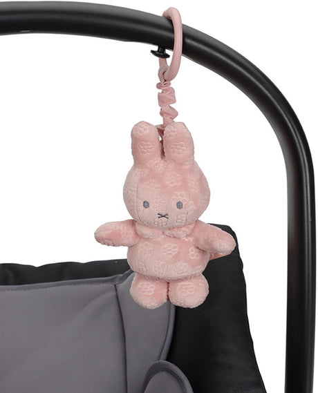 Wibrująca figurka Little Dutch Miffy w kolorze różowym z kwiatkiem