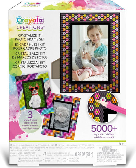 Crayola - kreacje - pakiet hobby - tworzenie ramek do zdjęć dla dzieci