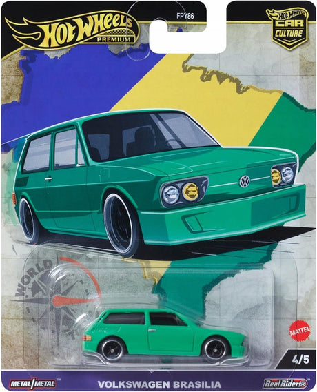 Samochodzik Hot Wheels hrv82 Volkswagen Brasilia World Tour