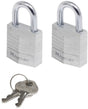 Masterlock aluminium hangslot 20 mm - 2 stuks
