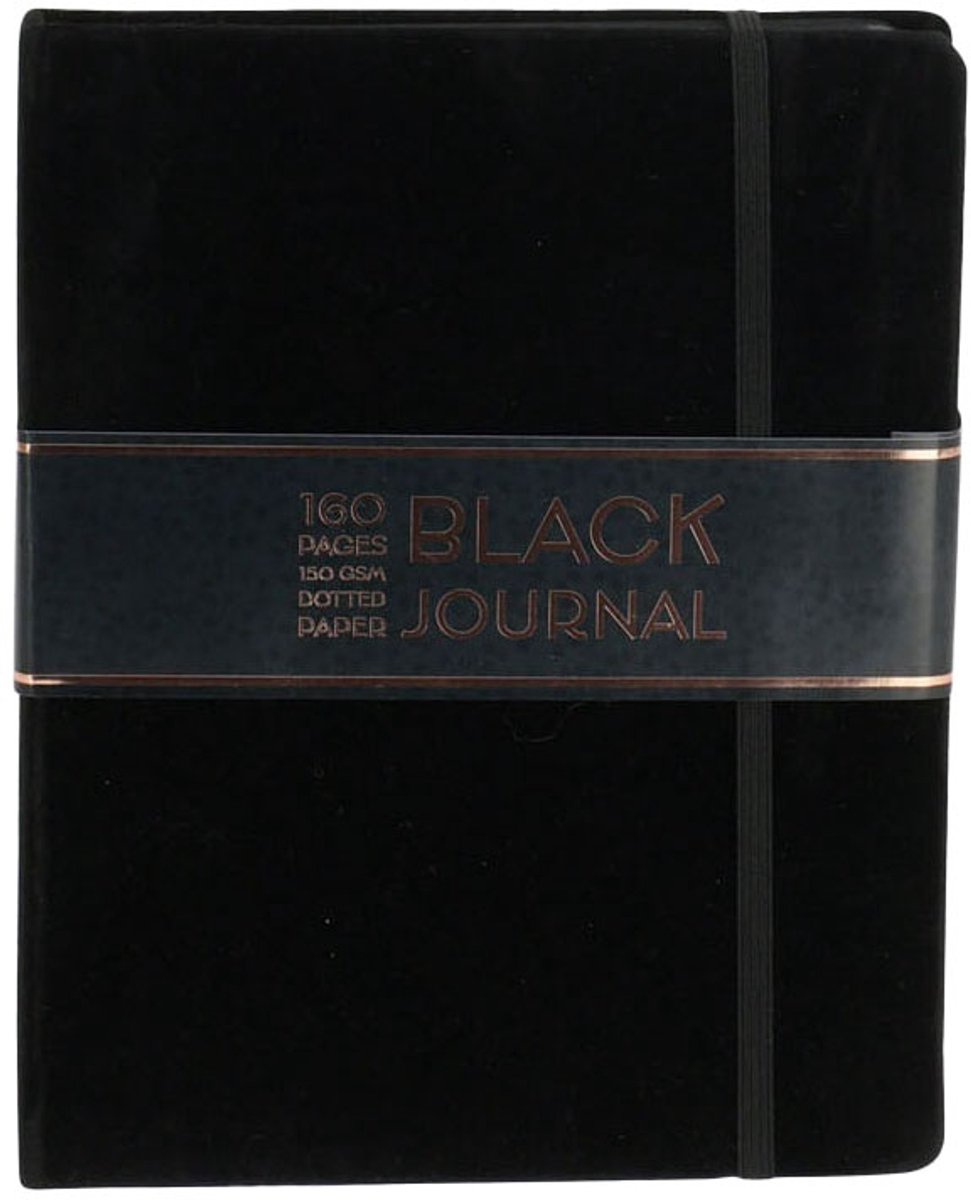 Koopman Bullet Journal czarny notatnik 17x22cm kreatywne zabawki.