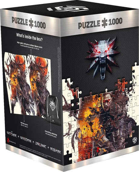 Good loot - the witcher monsters puzzel - 1000 stukjes - iconische wezens uit de wereld van geralt