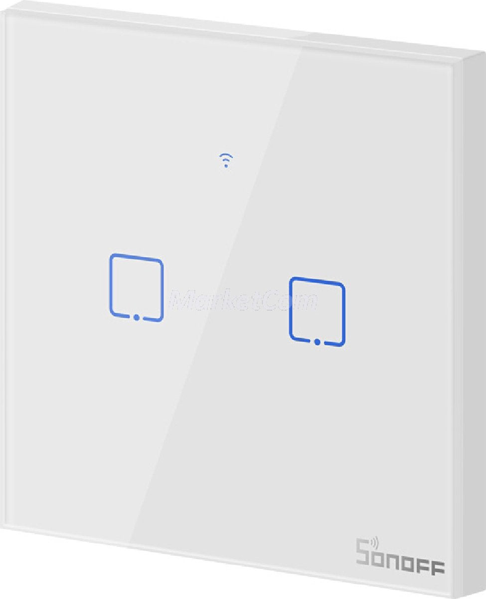 Sonoff inteligentny przełącznik wifi t0 eu tx (2-kanałowy)