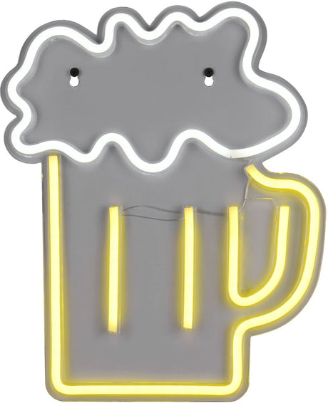Rl Live Your Light Reality Beer - kinkiet - przezroczysty przezroczysty - w komplecie. 1x SMD 5 W - wyłącznik sznurkowy - montaż naścienny - złącze USB-C