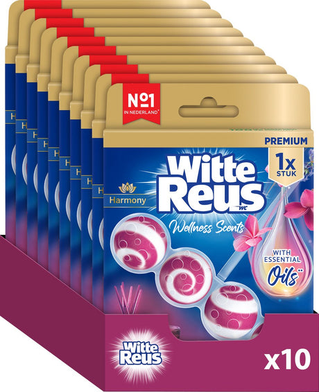 Kostka toaletowa Witte Reus Wellness zapachy Harmonia 50g - kostki toaletowe - opakowanie wartościowe - 10 sztuk