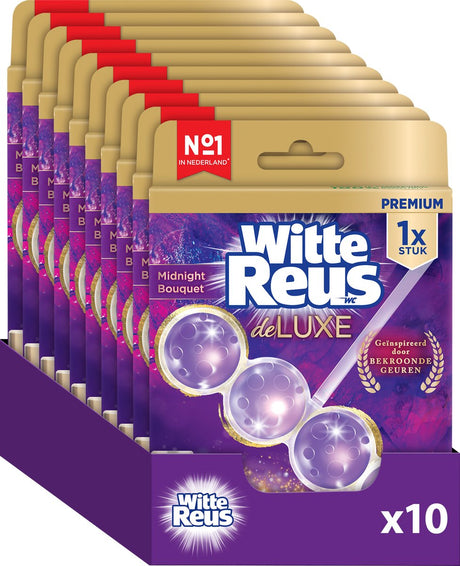 Kostka toaletowa White Giant Deluxe Midnight Bouquet 50g - kostki toaletowe - opakowanie wartościowe - 10 sztuk