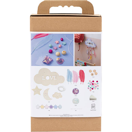 Firma Creativ https: www.cchobby.nl hobbyset-decoration-cloud-moon-star-glittercolors-pastelcolors-1-box