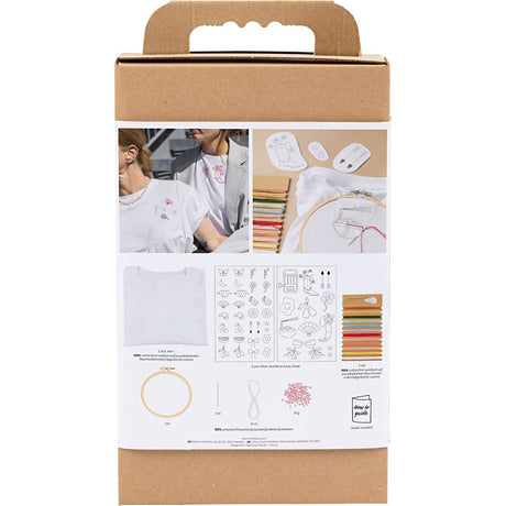 Firma Creativ https: www.cchobby.nl hobbyset-embroidery-t-shirt-white-1-box