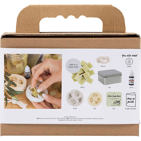 Https: www.cchobby.nl mini-hobbyset-making-mydło-muszle-olive-green-1-box
