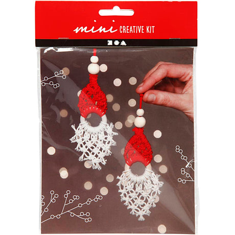 Firma Creativ https: www.cchobby.nl kreatywny-mini-kit-macrame-elf-h-14-cm-1-doos