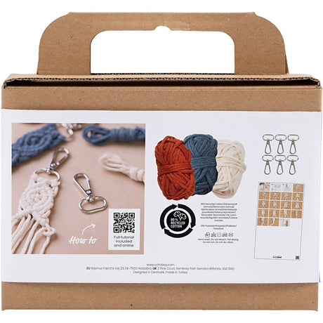 Creativ Company Mini Hobbyset Macrame Key Chains