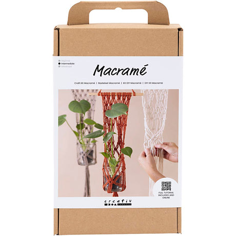 Firma Creativ https: www.cchobby.nl hobbyset-macrame-bloemenhanger-1-doos