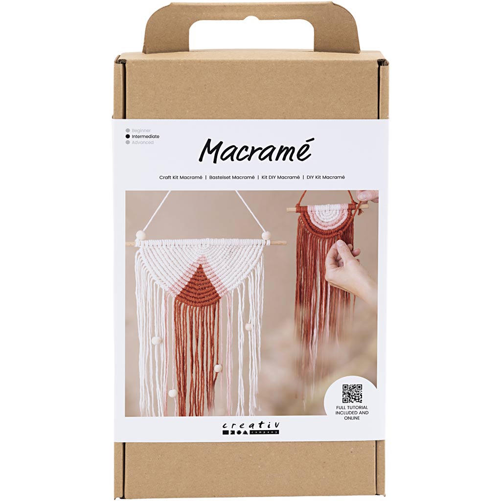 Firma Creativ https: www.cchobby.nl hobbyset-macrame-walldecoration-1-box