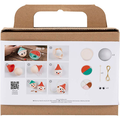 Firma Creativ https: www.cchobby.nl mini-hobbyset-christmas-balls-red-and-green-gnomes-1-doos