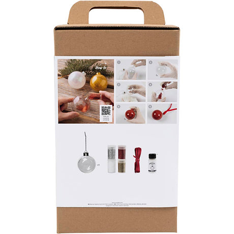 Firma Creativ https: www.cchobby.nl hobbyset-christmasballs-glitter-1-doos