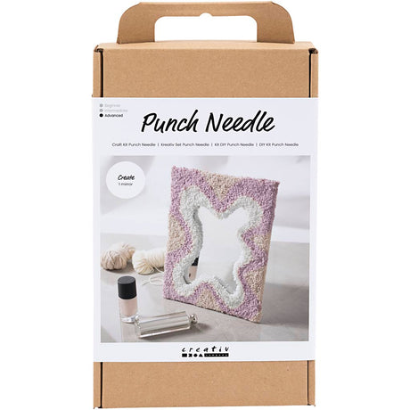 Firma Creativ https: www.cchobby.nl hobbyset-punch-needle-spiegel-pastelcolors-1-doos