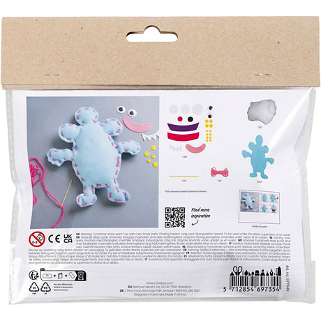 Creativ Company Mini Hobbyset Sewing Fel Fel Monster