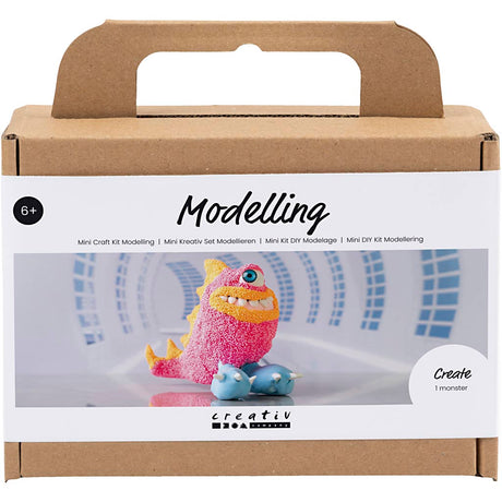 Firma Creativ https: www.cchobby.nl mini-hobbyset-boetseren-monster-freddy-neon-roze-1-doos