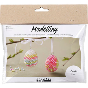 Creativ Company Mini Hobbyset Modeling Egg z koralikami, 2.