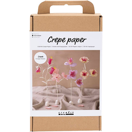 Firma Creativ https: www.cchobby.nl hobbyset-crepepaper-flower-pastelcolors-1-box