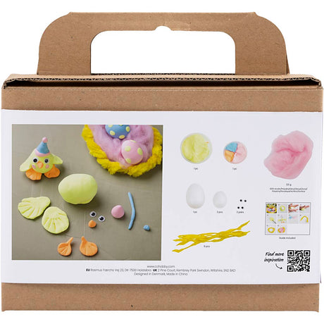 Firma Creativ https: www.cchobby.nl mini-hobbyset-boetseren-Easterproducts-lightblue-orange-pastel-pink-lightyellow-1-box