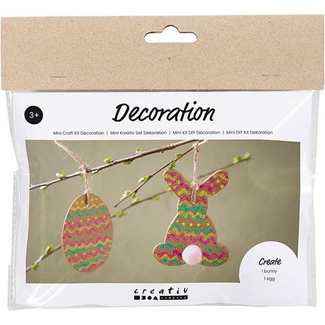 Mini zestaw hobbystyczny firmy Creativ do dekoracji figurek wielkanocnych