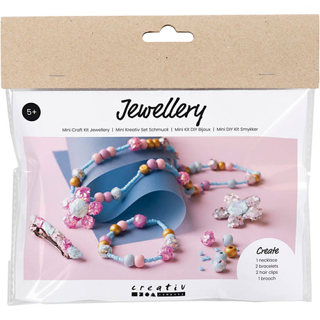 Firma Creativ https: www.cchobby.nl mini-hobbyset-jewelry-necklace-bracelet-clips-brooch-blue-lightblue-pastel-pink-1-box