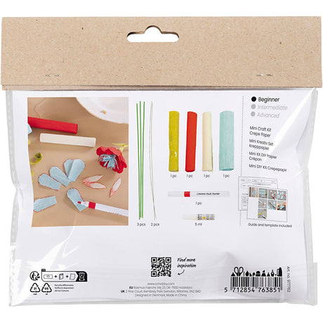 Firma Creativ https: www.cchobby.nl mini-hobbyset-papier-krepowy-kwiaty-z-papieru-krepowego-pastelowe kolory-1-pudełko