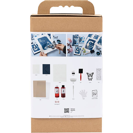 Firma Creativ https: www.cchobby.nl hobbyset-cyanotype-blauw-1-doos