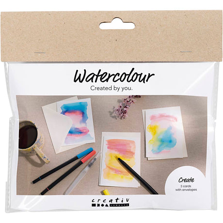 Firma Creativ https: www.cchobby.nl mini-hobbyset-akwarela-karty-i-koperty-1-pudełko