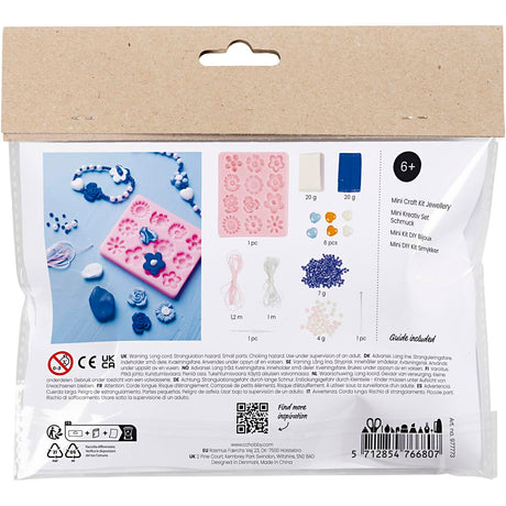 Firma Creativ https: www.cchobby.nl mini-hobbyset-biżuteria-kwiaty-różne-kolory-1-pudełko