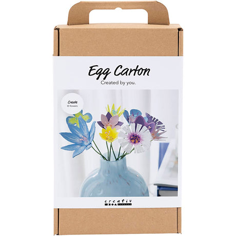 Firma Creativ https: www.cchobby.nl hobbyset-bloemen-van-eierdozen-pastelkleuren-1-doos