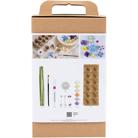 Firma Creativ https: www.cchobby.nl hobbyset-bloemen-van-eierdozen-pastelkleuren-1-doos