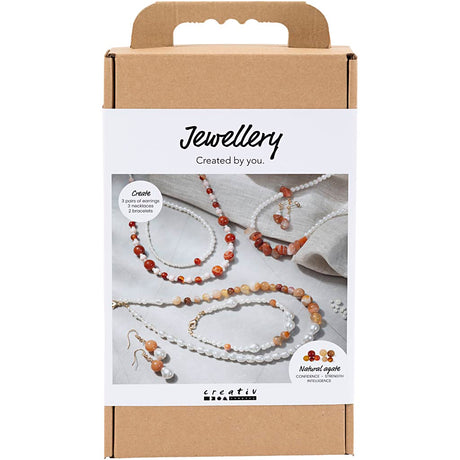 Firma Creativ https: www.cchobby.nl hobbyset-jewelry-beige-burnt-orange-white-maszyna-perłowa-1-box