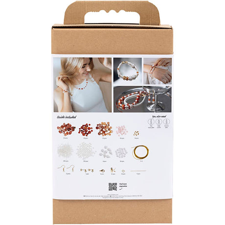 Firma Creativ https: www.cchobby.nl hobbyset-jewelry-beige-burnt-orange-white-maszyna-perłowa-1-box