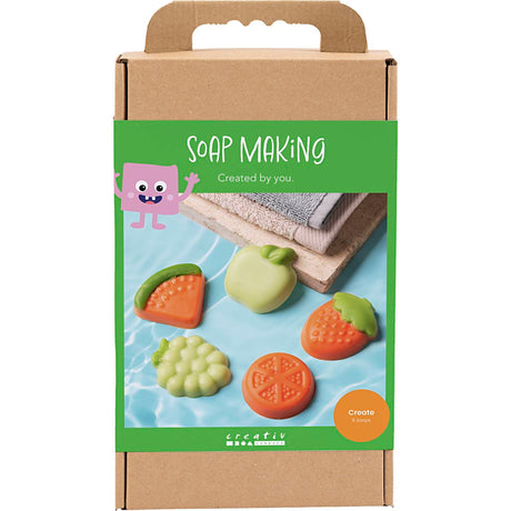 Firma Creativ https: www.cchobby.nl hobbyset-soap-making-fruit-green-orange-1-box